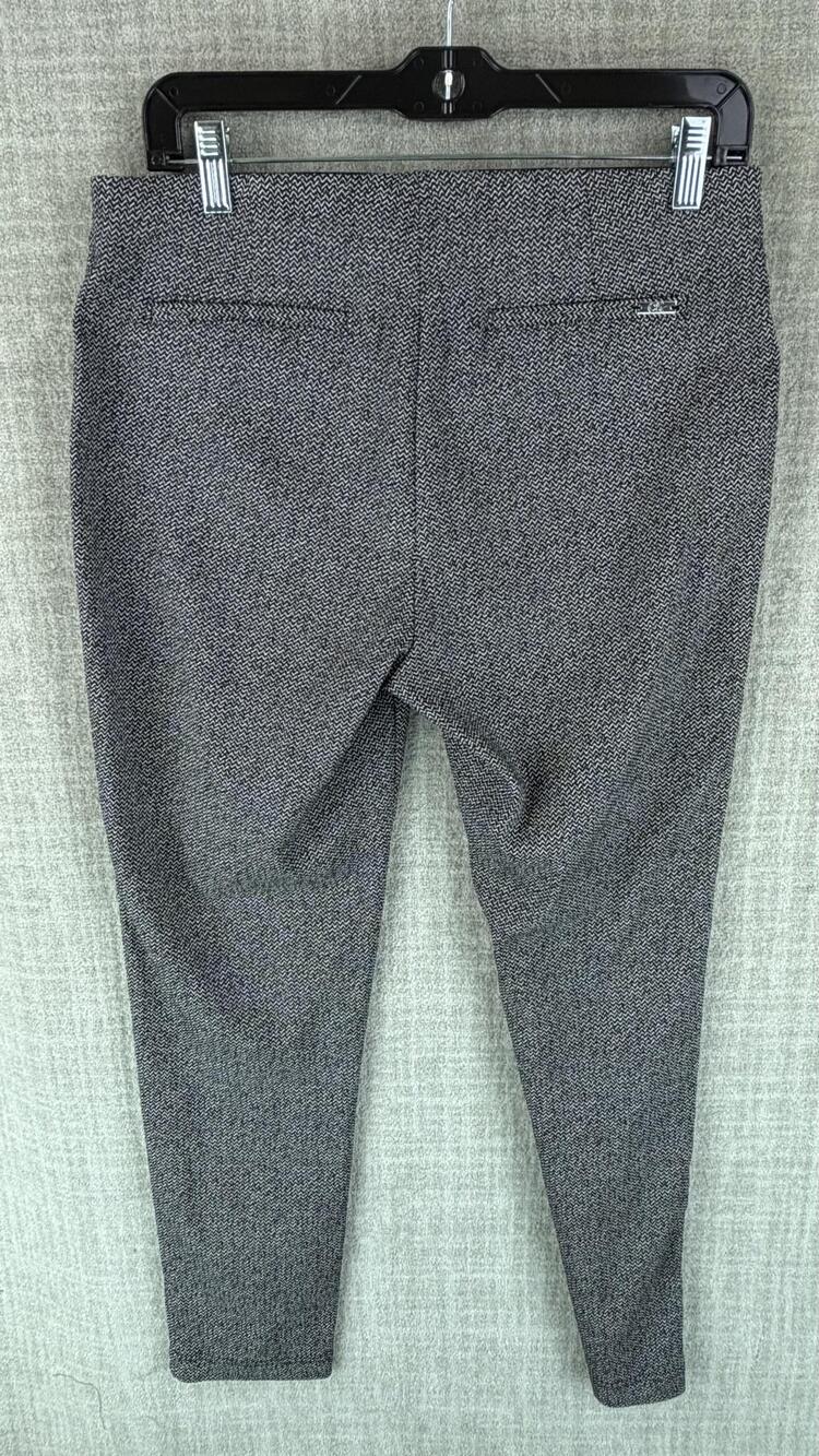 Calvin Klein Pants Womens 10 Gray Herringbone Jegging Elastic Waist Pull On - Picture 9 of 10
